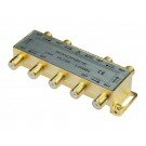 Monoprice PREMIUM 8 way Coax Cable Splitter F type Screw - 5~2400 MHz (for Video VCR Cable TV antenna)