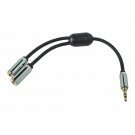 Monoprice Designed for Mobile 6inch 3.5mm Stereo Splitter