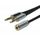 Monoprice Designed for Mobile 6inch 3.5mm Stereo Jack Splitter
