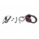 Monoprice Fragz SP Headset for PC - Black/Red