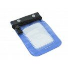 Monoprice - Water Resistant/ WeatherProof Pouch for all iPhone®, and most SmartPhones - Blue/ Black