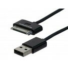 Monoprice 4-inch SlimFit USB Sync Cable for all 30-pin iPad® iPhone®, and iPod® - Black