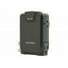 Monoprice - 3 Outlet Wall-Mount Surge Protector w/ Coax Protection