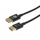 Monoprice - 10ft 18Gbps Ultra Slim Series High Performance HDMI® Cable w/ RedMere® Technology - Black