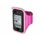 Monoprice - Neoprene Sports Armband for iPhone® 5/5s/5c - LG/XL - Pink