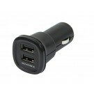 Monoprice - 2 Port USB Car Charger 4.8A - Black