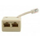 Monoprice T Adapter Cat5e 1M/2F - 6 inch