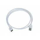 Monoprice - Ultra Slim Series USB 3.0 Cable, A Male to Micro B Male, 3 Ft White