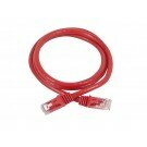 Monoprice - 3FT FLEXboot Series 24AWG Cat5e 350MHz UTP Bare Copper Ethernet Network Cable - Red