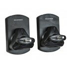 Monoprice - Speaker Wall Mounting Bracket - Black (Max 22 LBS) - Set of 2