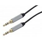 Monoprice - 3.5mm Flat Audio Cable 3ft – Black