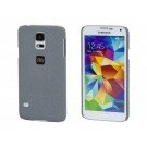 Monoprice - PC Case with Soft Sand Finish for Samsung Galaxy S®5 - Granite Grey
