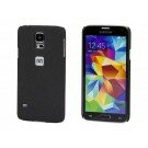 Monoprice - PC Case with Soft Sand Finish for Samsung Galaxy S®5 - Pumice Black