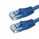 Monoprice 100FT 24AWG Cat5e 350MHz UTP Bare Copper Ethernet Network Cable - Blue