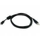 Monoprice 6ft A to Mini-B 8pin USB Cable w/ ferrites for Nikon Coolpix 775 and Olympus D40,C40
