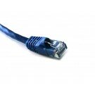 Monoprice 1FT 24AWG Cat6 550MHz UTP Ethernet Bare Copper Network Cable - Blue 