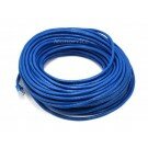 100FT 24AWG Cat6 550MHz UTP Ethernet Bare Copper Network Cable - Blue