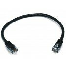 Monoprice - 1FT 24AWG Cat5e 350MHz UTP Bare Copper Ethernet Network Cable - Black