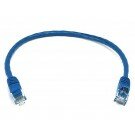 Monoprice - 1FT 24AWG Cat5e 350MHz UTP Bare Copper Ethernet Network Cable - Blue