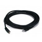 14FT Cat5e 350MHz UTP Ethernet Network Cable - Black 