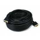 Monoprice - 50ft 24AWG CL2 Dual Link DVI-D Cable - Black