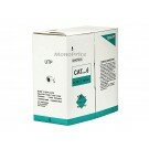 Monoprice - 1000FT Cat 6 Bulk Bare Copper Ethernet Network Cable UTP, Stranded, In-Wall Rated, 550MHz, 24AWG - Gray