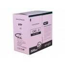 Monoprice - 1000FT 24AWG Cat6 550MHz UTP Stranded, In-Wall Rated (CM), Bulk Ethernet Bare Copper Cable - Black