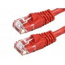  Monoprice 1FT 24AWG Cat6 550MHz UTP Ethernet Bare Copper Network Cable - Red