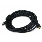 Monoprice/Solidmate 15ft 28AWG Standard Speed HDMI Cable w/Ferrite Cores - Black