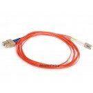 Monoprice Fiber Optic Cable, LC/SC, OM1, Multi Mode, Duplex - 3 meter (62.5/125 Type) - Orange