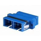 Monoprice Multimode SC/SC Duplex Fiber Optic Adaptor, Plastic Body