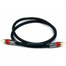 Monoprice 3ft High-quality Coaxial Audio/Video RCA CL2 Rated Cable M/M RG6U 75ohm Gold connector (for S/PDIF, Digital Coax, Subwoofer & Composite Video) male connectors