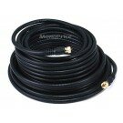 Monoprice 50ft RG6 (18AWG) 75Ohm, Quad Shield, CL2 Coaxial Cable with F Type Connector - Black