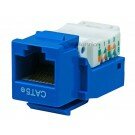 Monoprice Cat5E RJ-45 Toolless Keystone Jack in Blue