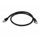 Monoprice - 2FT 24AWG Cat5e 350MHz UTP Bare Copper Ethernet Network Cable - Black