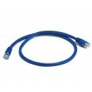 Monoprice - 2FT 24AWG Cat5e 350MHz UTP Bare Copper Ethernet Network Cable - Blue