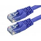 Monoprice 5FT 24AWG Cat6 550MHz UTP Ethernet Bare Copper Network Cable - Purple