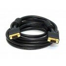 Monoprice 15ft Super VGA M/M CL2 Rated (For In-Wall Installation) Cable w/ Ferrites (Gold Plated)