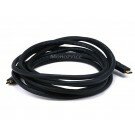 Monoprice 15ft 24AWG CL2 Silver Plated High Speed HDMI Cable - Black 