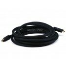 Monoprice 15ft 24AWG CL2 High Speed HDMI Cable w/ Net Jacket - Black