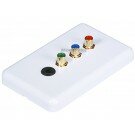 Monoprice 3 RCA Component / Toslink Optical Wall Plate (RGB Component + Toslink) - Coupler Type (Rev. 1.2)