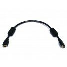 1.5ft 28AWG High Speed HDMI Cable w/Ferrite Cores - Black