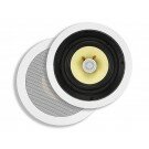 Monoprice - 6-1/2 Inches Kevlar 2-Way In-Ceiling Speakers (Pair) - 60W Nominal, 120W Max.