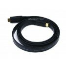 Monoprice 6ft 24AWG CL2 Flat High Speed HDMI Cable - Black
