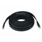 Monoprice 35ft 24AWG CL2 Flat Standard Speed HDMI Cable - Black