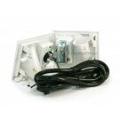 Monoprice Recessed Pro Power Kit w/Straight Blade Inlet White