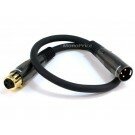 Monoprice 1.5ft Premier Series XLR Male to XLR Female 16AWG Cable (Gold Plated) [Microphone & Interconnect]