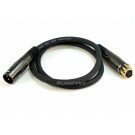 Monoprice 3ft Premier Series XLR Male to XLR Female 16AWG Cable (Gold Plated) [Microphone & Interconnect]