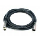 Monoprice 15ft Premier Series XLR Male to XLR Female 16AWG Cable (Gold Plated) [Microphone & Interconnect]