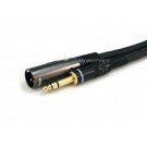 Monoprice 25ft Premier Series XLR Male to 1/4inch TRS Male 16AWG Cable (Gold Plated)
